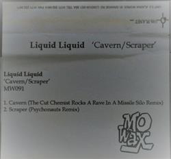 Download Liquid Liquid - Cavern Scraper