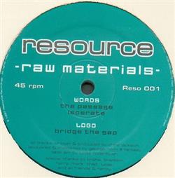 Download Resource - Raw Materials Vol 1