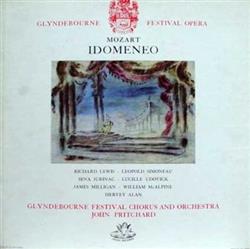 Download Mozart Richard Lewis Leopold Simoneau Sena Jurinac Lucille Udovick James Milligan William McAlpine Hervey Alan Glyndebourne Festival Chorus And Orchestra John Pritchard - Idomeneo