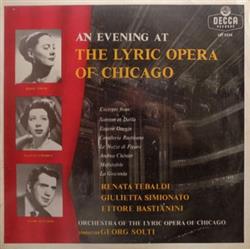 Download Renata Tebaldi, Giulietta Simionato, Ettore Bastianini, Orchestra Of The Lyric Opera Of Chicago, Georg Solti - An Evening At The Lyric Opera Of Chicago