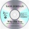 lataa albumi Sass Jordan - Why Did You