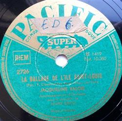 Download Jacqueline Valois - La Ballade De LIle Saint Louis Monsieur Le Consul A Curityba