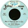last ned album Rev David Robinson - What A Friend We Have In Jesus