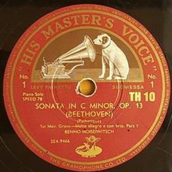Download Benno Moiseiwitsch - Sonata In C Minor Op 13 Pathetique