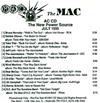 online anhören Various - MAC AC CD The New Power Source July 1995
