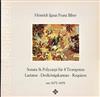 descargar álbum Heinrich Ignaz Franz Biber - St Polycarp Sonata Für 8 Trompeten Laetatus Dreikönigskantate Requiem