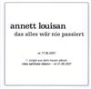 online luisteren Annett Louisan - Das Alles Wär Nie Passiert