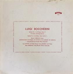 Download Renata Tarragó, Agrupacion Nacional De Musica De Camara - Luigi Boccherini Quintet No 1 in D Major Opus 37 for Guitar and String Quartet Quintet No 3 in E Minor Opus 50 No 3