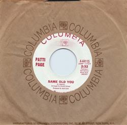 Download Patti Page - Same Old You