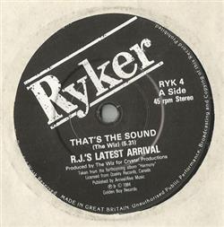 Download RJ's Latest Arrival - Thats The Sound