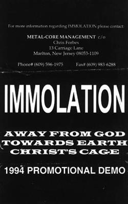 Download Immolation - 1994 Promotional Demo