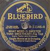last ned album Vaughn Monroe And His Orchestra - What Word Is Sweeter Than SweetheartYours