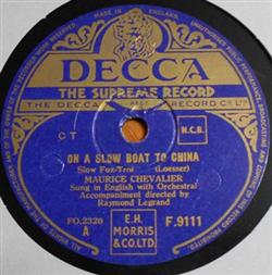 Download Maurice Chevalier - On A Slow Boat To China Ma Belle Marguerite