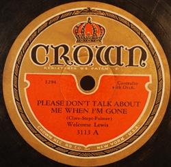 Download Welcome Lewis - Please Dont Talk About Me When Im Gone The Waltz You Saved For Me