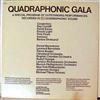 lataa albumi Various - Quadraphonic Gala A Special Program Of Outstanding Performances Recorded In SQ Quadraphonic Sound