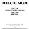 descargar álbum Depeche Mode - Just Cant Get Enough New Life