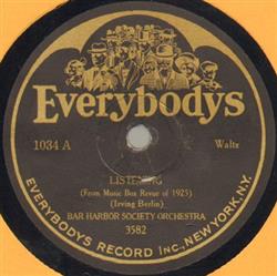 Download Bar Harbor Society Orchestra - Listening Tell Her In The Springtime
