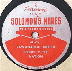 Download Shri Jawaharlal Nehru - Shri Jawaharlal Nehru Speaks To Nation