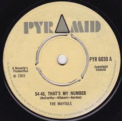Download The Maytals Roland Alphonso - 54 46 Thats My Number Dreamland