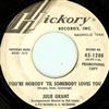 ladda ner album Julie Grant - Youre Nobody Til Somebody Loves You