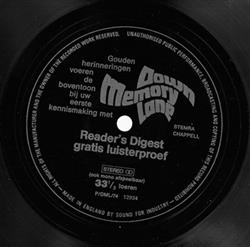 Download Unknown Artist - Gouden Herinneringen Voeren De Boventoon Bij Uw Eerste Kennismaking Met Down Memory Lane