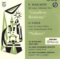 Download Der Niederländische Opernchor - Duftig Erglänzen Orangen Aus Cavalleria Rusticana Sklavenchor Einleitungschor Aus Nabucco