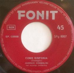 Download Giorgio Consolini - Come Sinfonia Mandolino Mandolino