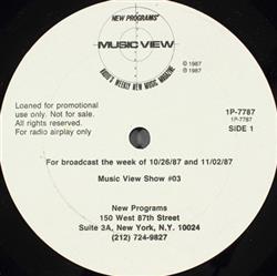 Download Unknown Artist - Music View Show 03 04